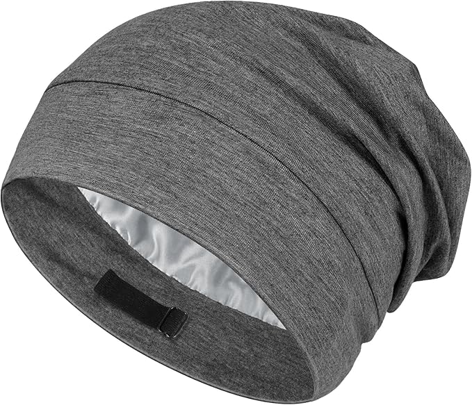 OLESILK Silk Baby Bonnet 6-12 Months: 100% Mulberry Silk & Modal, Anti-Frizz for Curly Hair, Adjustable Fit Growing Toddler