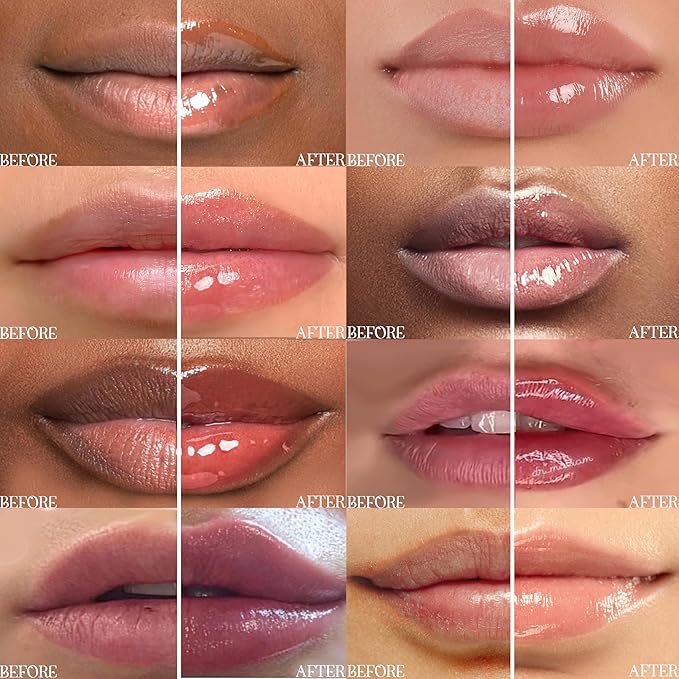Rosee Lip Gloss Vegan & Cruelty Free Treatment, Professional Make up, Long Lasting Glossy with Shea Butter, Moisturize, Protect & Smooth, High Shine, Non-Sticky (s. Sweet Banana, 0.5)