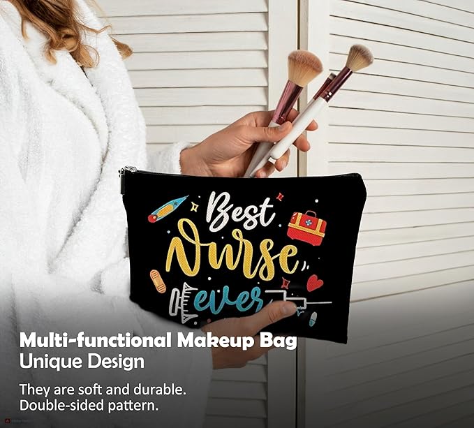 QGFM Nurse Bags - Cosmetic Bags With Zipper for Nursing Students