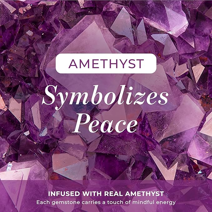 The Beauty Spy Mystic Gemstone Lip Oil, Moisturizing & Hydrating Lip Gloss - Non Sticky, Plumping Lip Oil for Dry Lips (Amethyst)