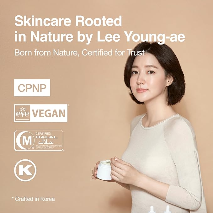 Lyanature KREME I – Organic Korean Eye Cream for Dark Circles & Fine Lines, Anti-Aging & Skin Elasticity, Lightweight, Non-Sticky, Compact, Paraben-Free Skincare (0.7 fl oz / 20g)