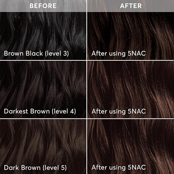 Madison Reed Radiant Hair Color Kit - 5NAC Dark Chocolate Brown with Copper-Auburn Undertones (Milano Brown), Dimensional Gray Hair Blending Permanent Hair Dye, PPD-Free & Ammonia-Free, 1 Pack