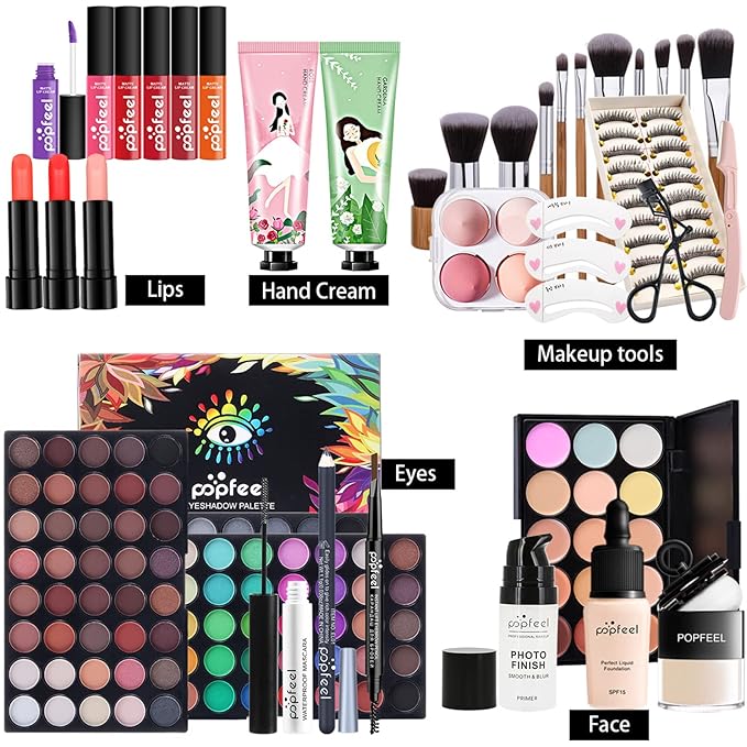 All-in-one Holiday Makeup Gift Set | Full Makeup