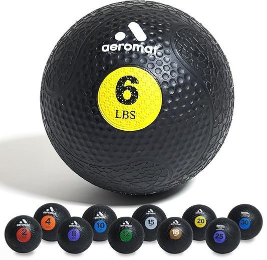 Aeromat Medicine Ball: Weighted Medicine Balls for Exercise 2-30lbs -