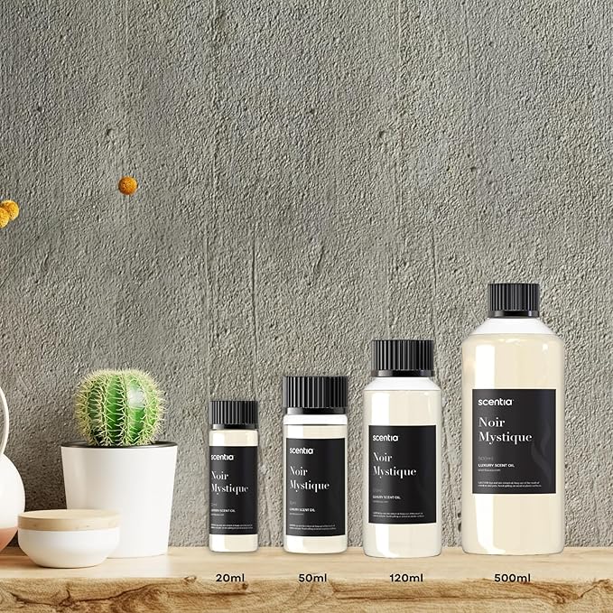 Diffuser Oil Collection Inspired by Edition Hotels - 50 mL 1.69 fl oz-Essential Oil Blend Rose, Lemon and Musk Notes for Aromatherapy Ultrasonic & Cold Diffusers-Noir Mystique, Made in USA