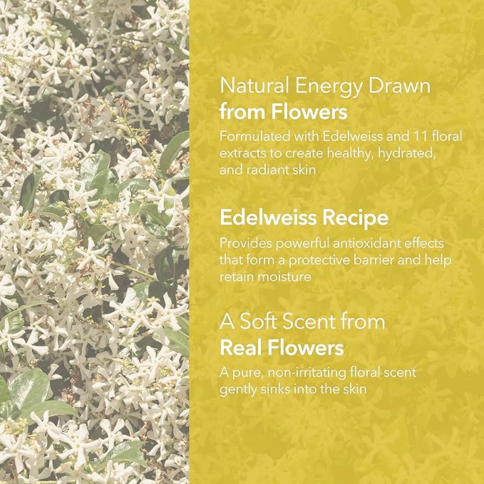 fleradi Edelweiss Cleansing Balm – Vegan Makeup Remover and Face Cleanser with Natural Flower Extracts. Korean Skincare, No Parabens or Sulfates (3.38 fl oz)