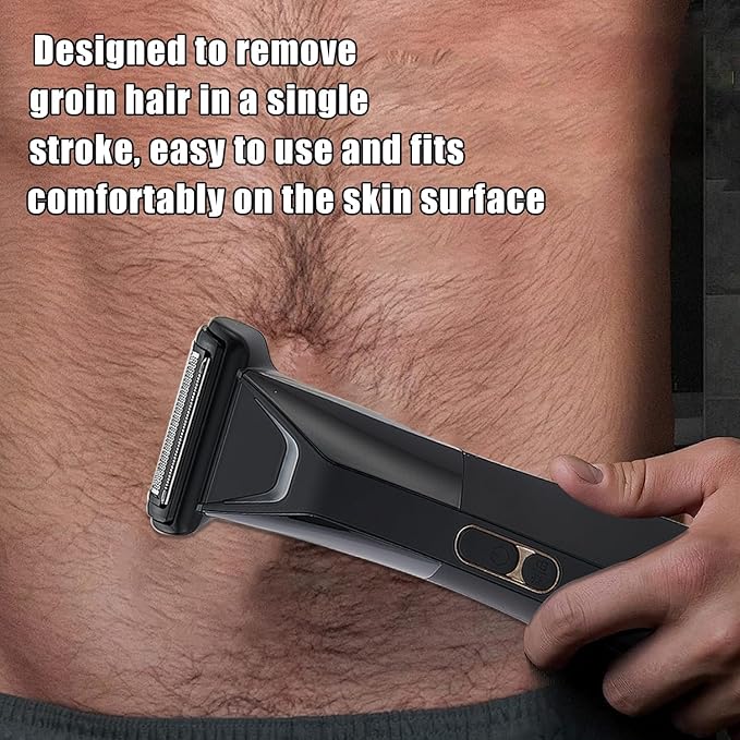 Replacement Foil Blade Compatible with MANSCAPED The Lawn Mower 5.0 Ultra Hair Trimmer,Stainless Steel Groin Hair Foil Shaver Head for Close Body Hair Grooming,3 Packs