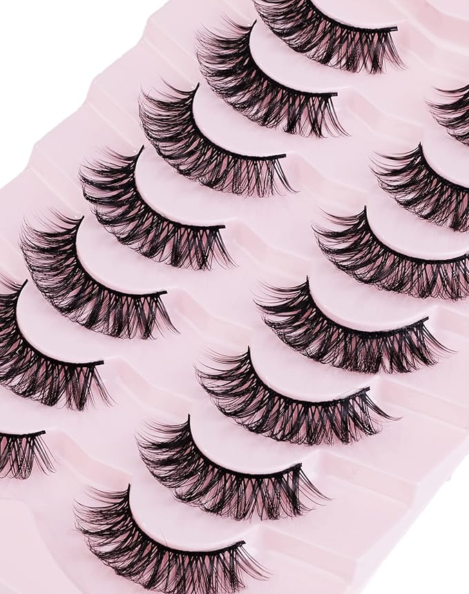 Onlyall Natural False Eyelashes Volume Strip Lashes