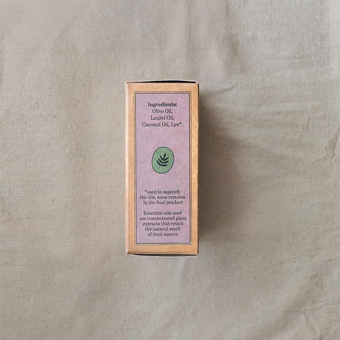 Olively Enchanted Woods - All Natural Soap Bar - Soap Bar handmade with Laurel and Olive Oil - Bar Soaps made with 100% natural ingredients - Body and Bath Soap - Vegan