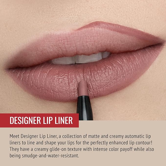 Runway Rogue LuxGloss Kit with 2 Moisturizing Shimmer Lip Gloss Tubes (‘Strike a Pose’ and ‘Fashion Week’) and 1 Matte Lip Liner Pencil (‘Work It Babe’)