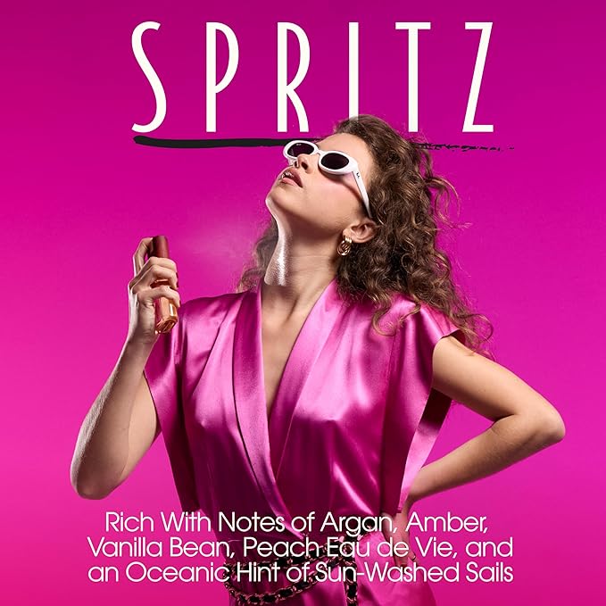 VACATION GRAND CUVÉE Body Mist, Perfumed Body Spray for Women & Men, Aloe Vera, Argan Oil, Amber, Vanilla Bean, Peach & Oceanic Scent, Layer with Eau de Toilette, Travel Size 3 fl oz