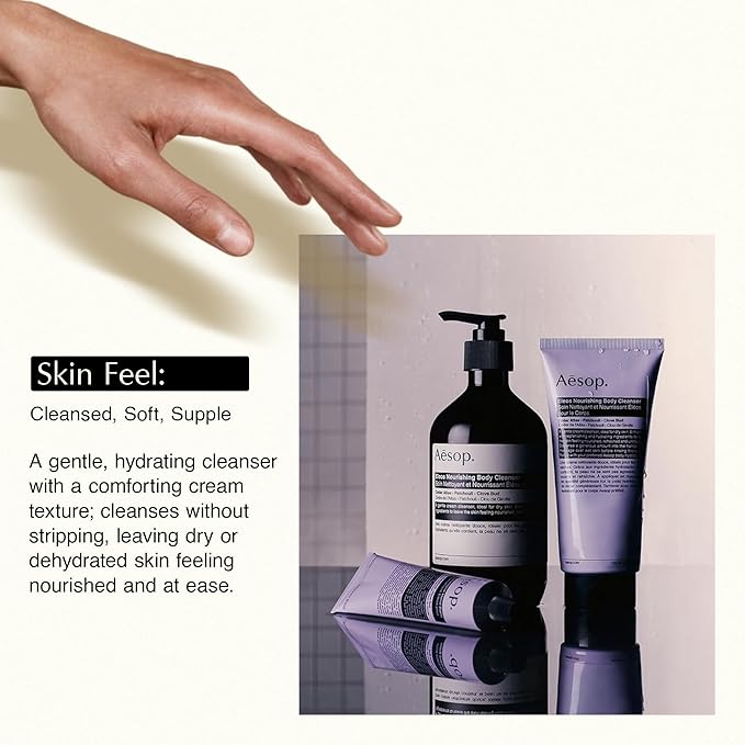 Aesop Eleos Nourishing Body Cleanser | Moisturizing Body Wash for Dry, Dehydrated Skin | Made with Shea Butter & Lavender Oil | 500 mL / 16.9 oz
