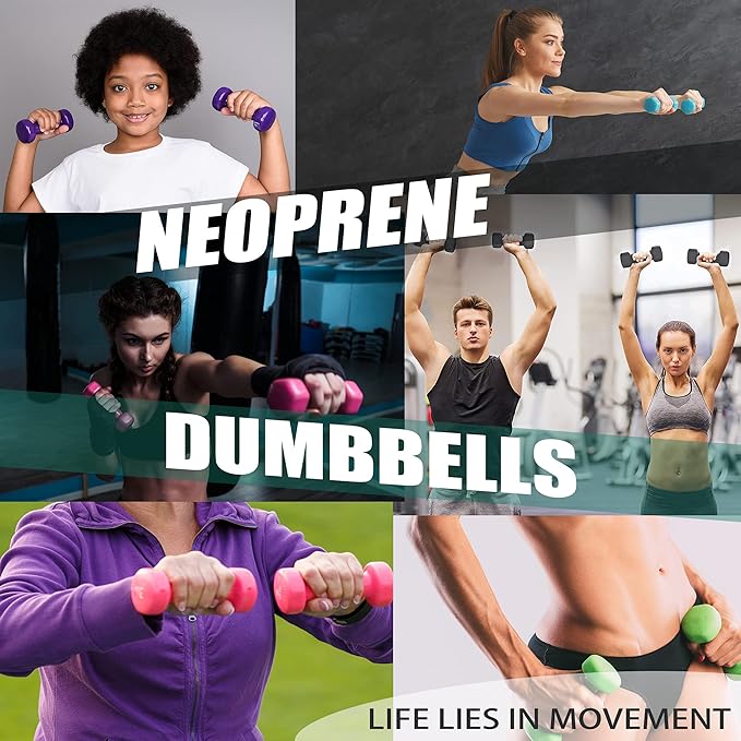 Balelinko Home Gym Equipment Workouts Strength Training Weight 10LB Gray,