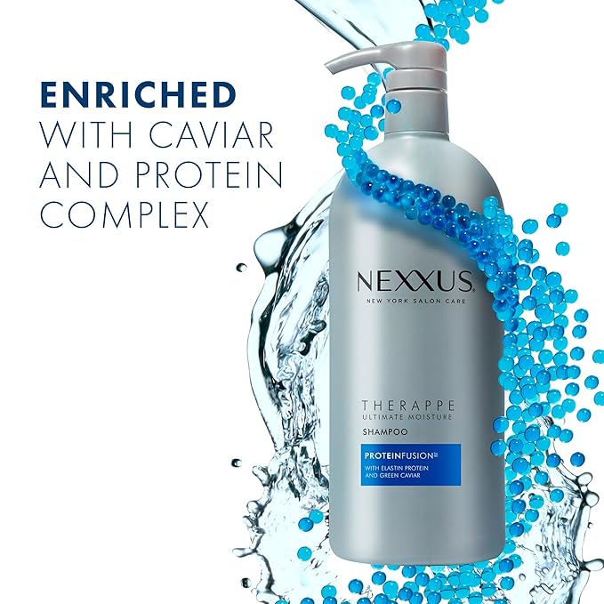 Nexxus Shampoo and Conditioner Therappe Humectress 2ct 33.8 oz & Hy-Volume Weightless Lift Cloud Foam Treatment 5.5 oz