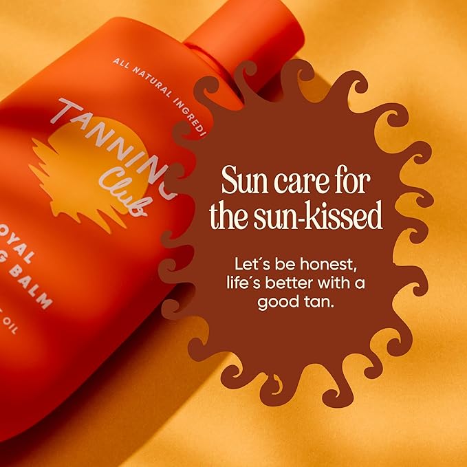Tanning Club - Royal Tanning Balm - Hydrating Gel with Jojoba and Coconut Oil - Botanical Outdoor Sunscreen - 150 ml