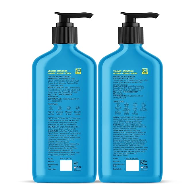 Botanic Hearth Volume & Growth Shampoo and Conditioner Set, 16 fl oz Each – With Biotin & Rosemary, Helps Strengthen Hair Sulfate & Paraben Free