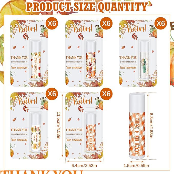30 Pack Hello Fall Thanksgiving Party Gifts