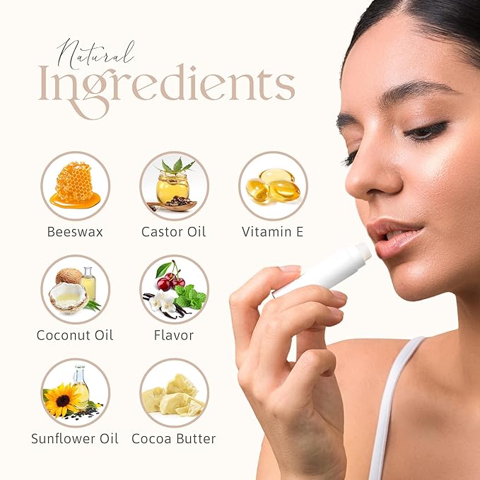 Lip Balm Bulk Unlabeled - Made Vanilla)