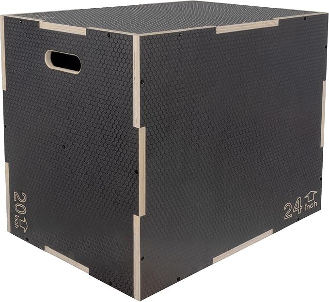 3 in 1 Non-Slip Wooden Plyo Box Plyometric