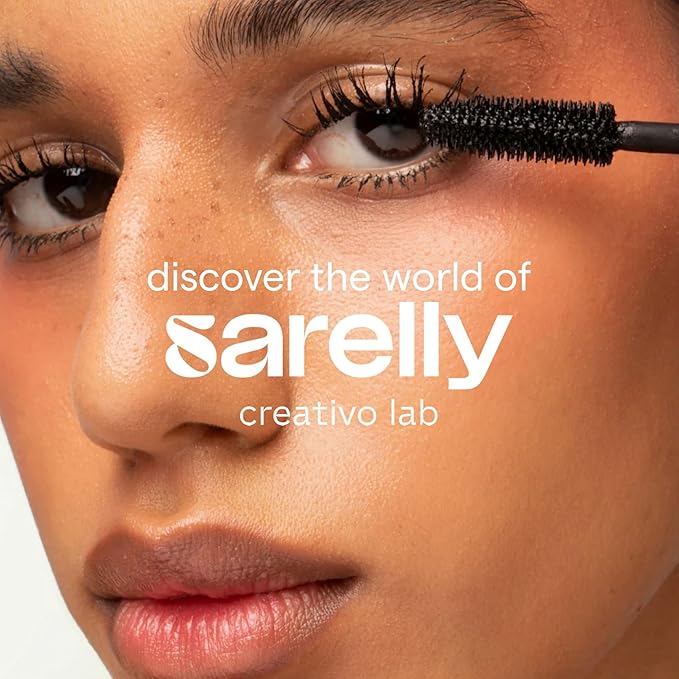 SARELLY Horse Lashes Mascara | Waterproof | Volumizing & Lengthening | Lash-Conditioning | Vegan & Cruelty-Free | Black