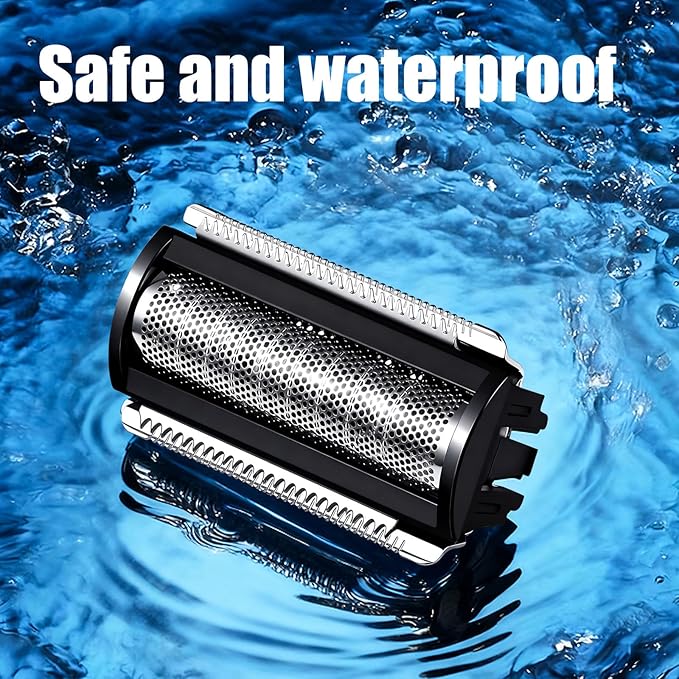 Shaver Replacement Blade compatible with MANSCAPED The Lawn Mower 5.0 Ultra SkinSafe Replacement Foil Shaver Head Refill (Black-Lawn Mower 5.0 Foil Blade/2PCS)