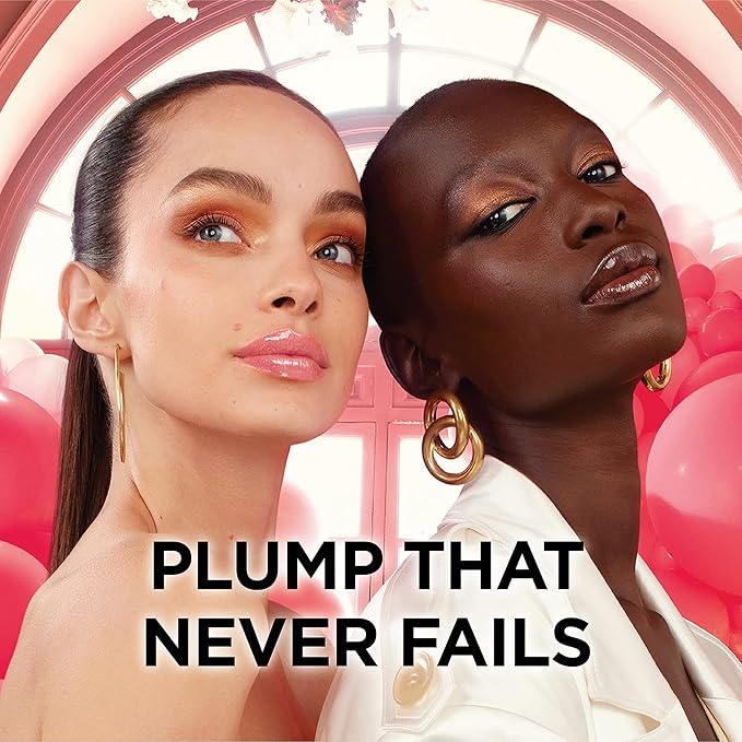 L'Oreal Paris Infallible Pro Gloss Plump Lip Gloss with Hyaluronic Acid, Long Lasting Plumping Shine, Lips Look Instantly Fuller and More Plump, Mirror, 0.21 fl. oz.