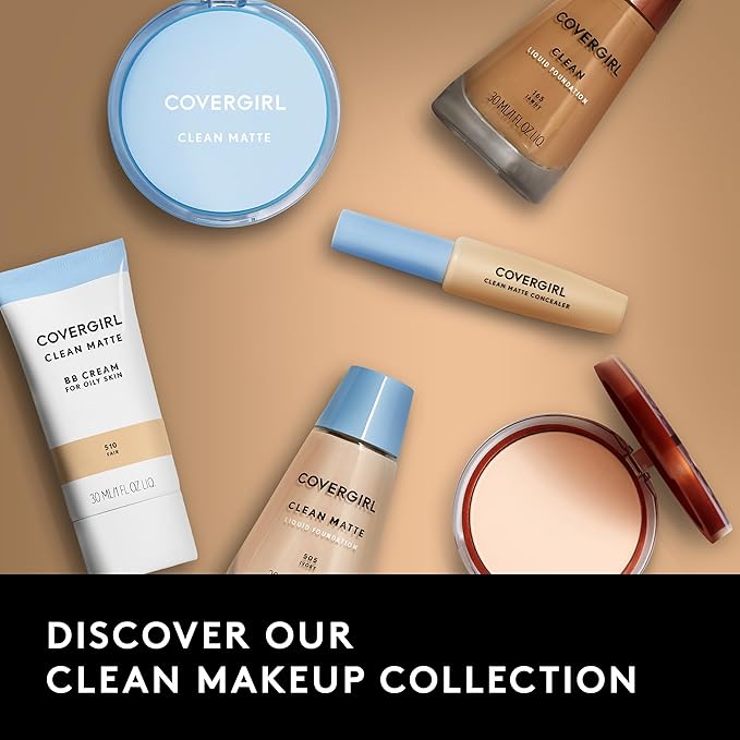 COVERGIRL Clean Liquid Foundation, Perfect Beige 148, Pack of 1