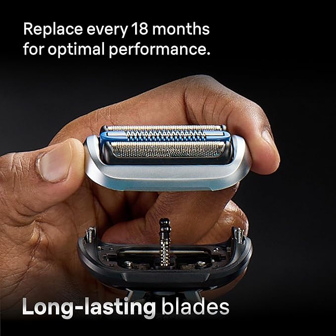 Braun Electric Razor for Men Series 7, Electric Shaver, Extra Head, Precision Trimmer, 4-in-1 Clean & Charge Center, Case, S7 7185cc