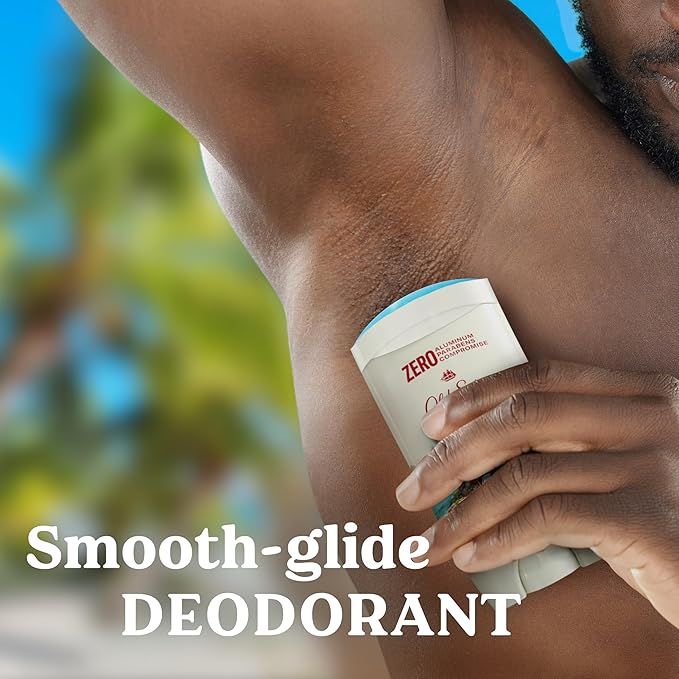 Old Spice Aluminum Free Deodorant for Men, 24/7 Long Lasting Freshness, 24/7 Sweat & Odor Protection, Fiji with Palm Tree Scent Deodorant with Travel-Size Swagger Scent Body Wash, 3 oz (Pack of 3)