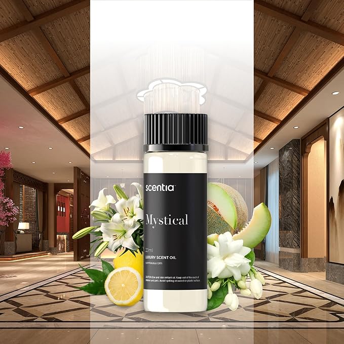 Scentia Premium Diffuser Oil Inspired by The Wynn, Las Vegas Hotel - 20 mL 0.67 fl oz - Fragrance Oil Blend for Aromatherapy & Ultrasonic Diffusers - Mystical, Made in USA
