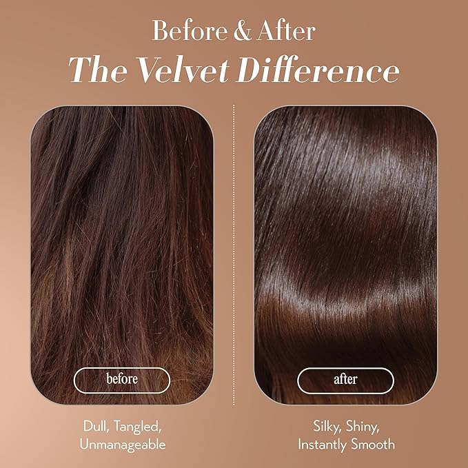 OYA - Velvet Instant Conditioner for Women - Deep Hydrating Treatment for Dry, Damaged, Curly, Color Treated Hair - Moisturizing Keratin Repair for Healthy, Soft, Smooth Hair- 500ml/16.9oz