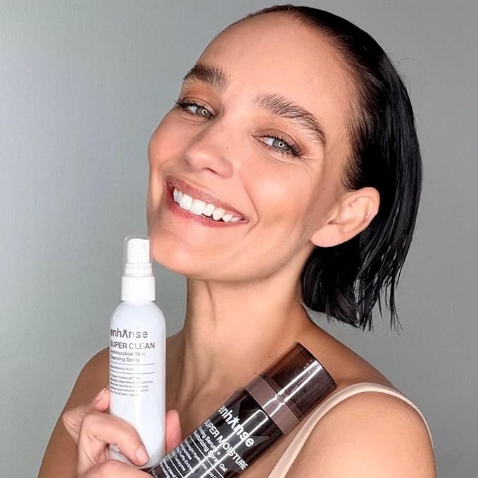 Super Clean, Hypochlorous Acid Spray, Helps Heal Acne Prone, Eczema, & Itchy Rashes, No Rinse Cleaner for Back Acne, Use Post Workout, Post Shave or Travel, Skin Care for Men, 100 mL