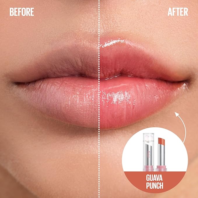 Kaja Juicy Glass Lip Balm | Plumping Lip Gloss Hydrating Lip Balm, Korean Beauty Tinted Lip Care, Moisturizing Lip Products, Nourishing Lip Moisturizer, Radiant Glow | Guava Punch, 0.15 oz