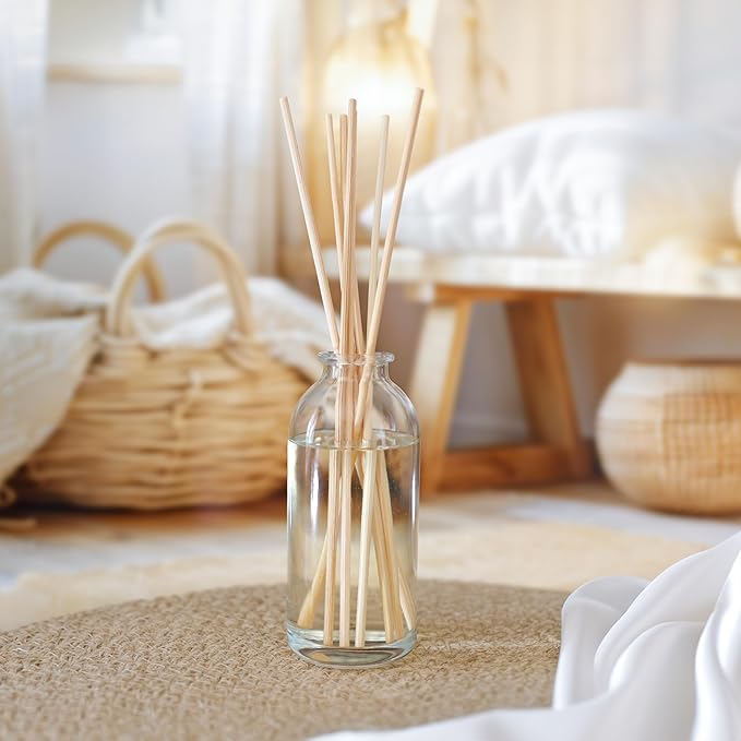 Urban Naturals Pumpkin Spice Reed Diffuser Set - Buttery Pumpkin with Jasmine, Cinnamon Leaf, Nutmeg and Vanilla - Made in The USA