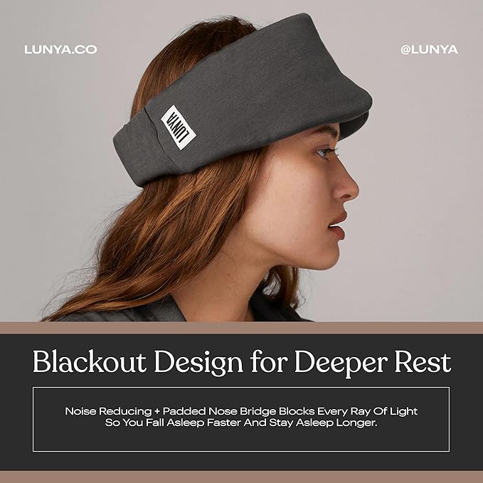 Lunya Men's Washable Silk Sleep Mask
