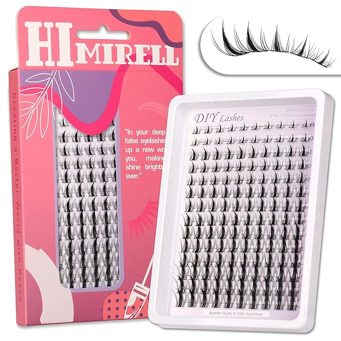 Lash Clusters Manga Eyelash Clusters Anime Cluster Eyelash Extensions Clusters Lashes Natural Look Eyelashes Fairy Lash Clusters Manga Individual Lashes for Self Application (8-16MM)