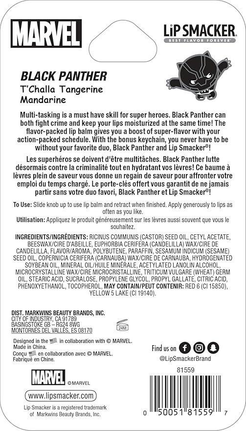 Lip Smacker Marvel, keychain, lip balm