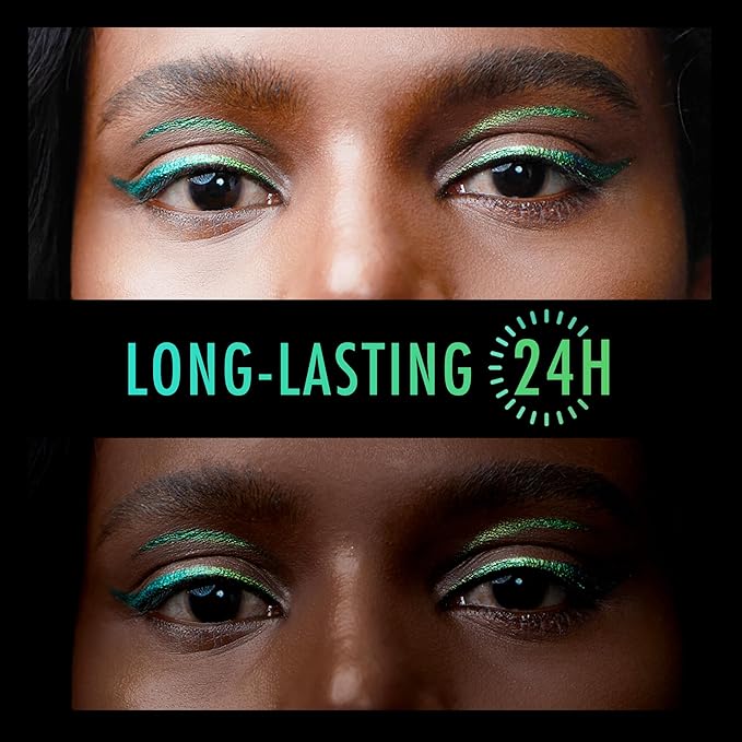 BEPHOLAN Chameleon Metallic Eyeliner - Shifting Colors Glitter Waterproof, 24h Long-Lasting Eyeliner Pen (WILD OASIS)