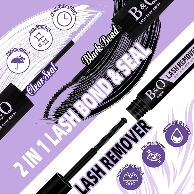 B&Qaugen Lash Extension Kit for Beginners 70D Eyelash Extension Kit DIY Lash Extension Kit Ultra - Soft Volume Lash Cluster Kit 10-18mm D Curl Lash Kit Individual Lashes Kit(kit-70D-10-18MM)