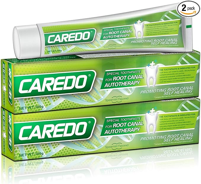 Toothpaste Gum Repair for Avoid Root Canal Therapy, Gingivitis Toothpaste fit Gum Care Pulpitis Pain, Mint Flavored 3.5 Oz x 2 Tubes, Both fit Youth Middle-Age & Elders Gift