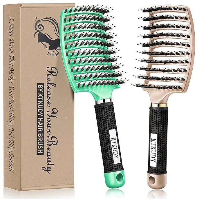 KTKUDY Detangling Brush Getting Knots