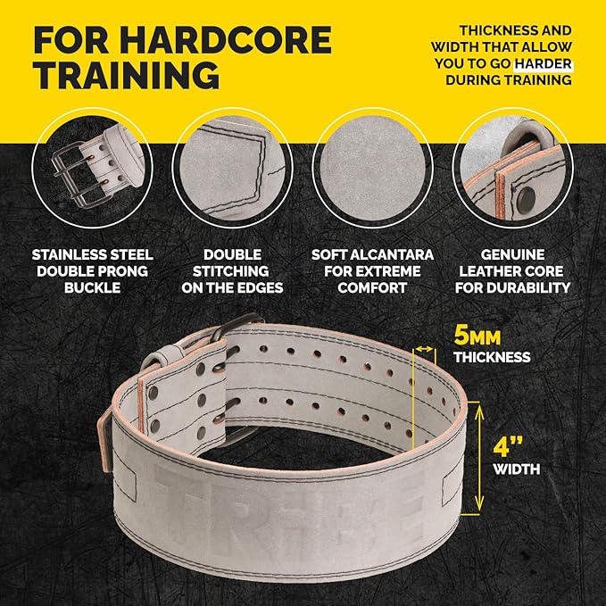 5mm Premium Weight Lifting Belt - 100% Genuine