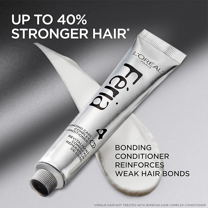 L'Oreal Paris Feria Multi-Faceted Shimmering Permanent Hair Color, High Intensity Hair Dye for 3X Highlights, 10 Jet Black, 1 Kit (Pack of 2)