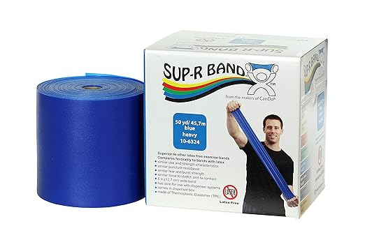 CanDo 10-6324 Sup-R Latex Free Exercise Band 50 yd