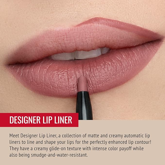 Runway Rogue LuxGloss Kit with Moisturizing Lip Gloss Tube, Strike a Pose and Lip Liner Pencil, Work it Babe