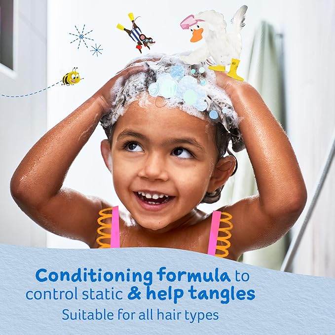 Childs Farm, Kids Hair Conditioner for Dry, Sensitive Skin & Scalp, Strawberry & Organic Mint, Conditions & Nourishes, Vegan, Cruelty-Free, 8.4 Fl Oz