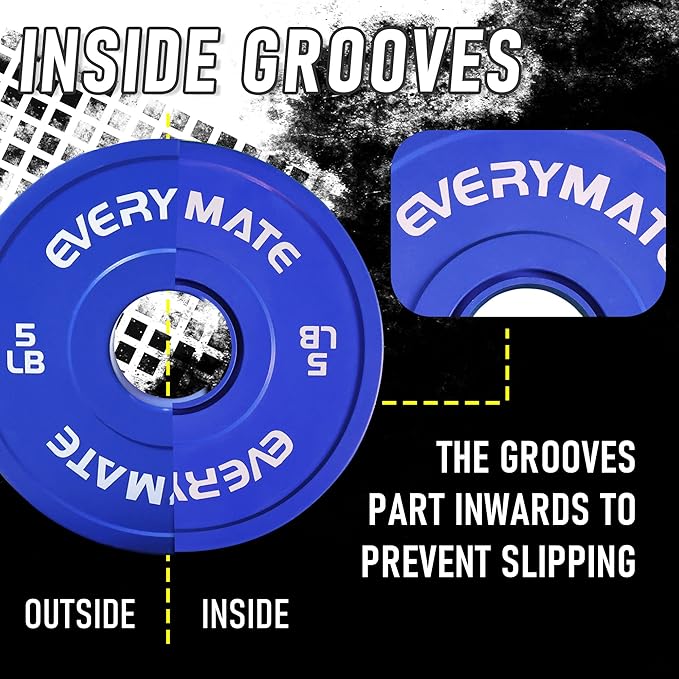 Change Weight Plates Fractional Plate Olympic Bumper Plates 1.25LB 2.5LB 2.5LB 5LB 5LB