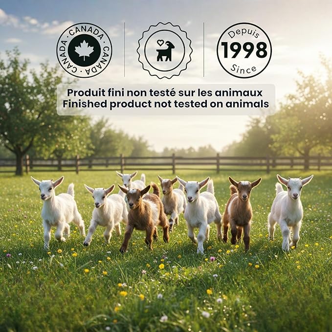 Caprina Fresh Goat’s Milk Body Wash, FRAGRANCE FREE, 625 ml, Moisturizing Cleanser for Normal Skin, Gentle Daily Hydration