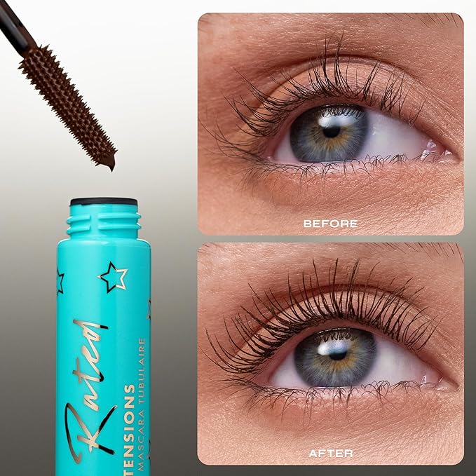 Milani Tubing Mascara | Highly Rated Mascara - Brown | Length and Lift | Shea Butter to Nourish and Condition Lashes Pack of 2