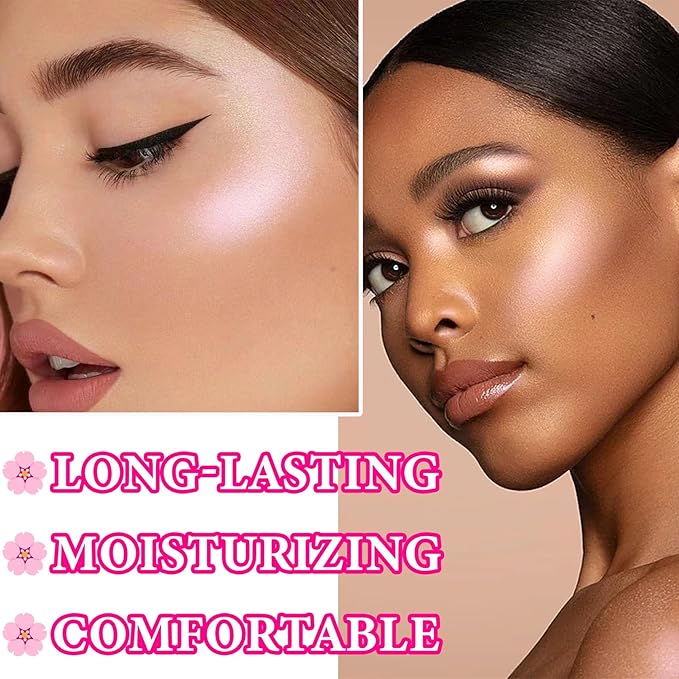 Cream Contour Stick,Shimmer Stick Long Lasting Non-greasy Cream Women(01#)